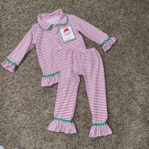 3T Santa pajamas